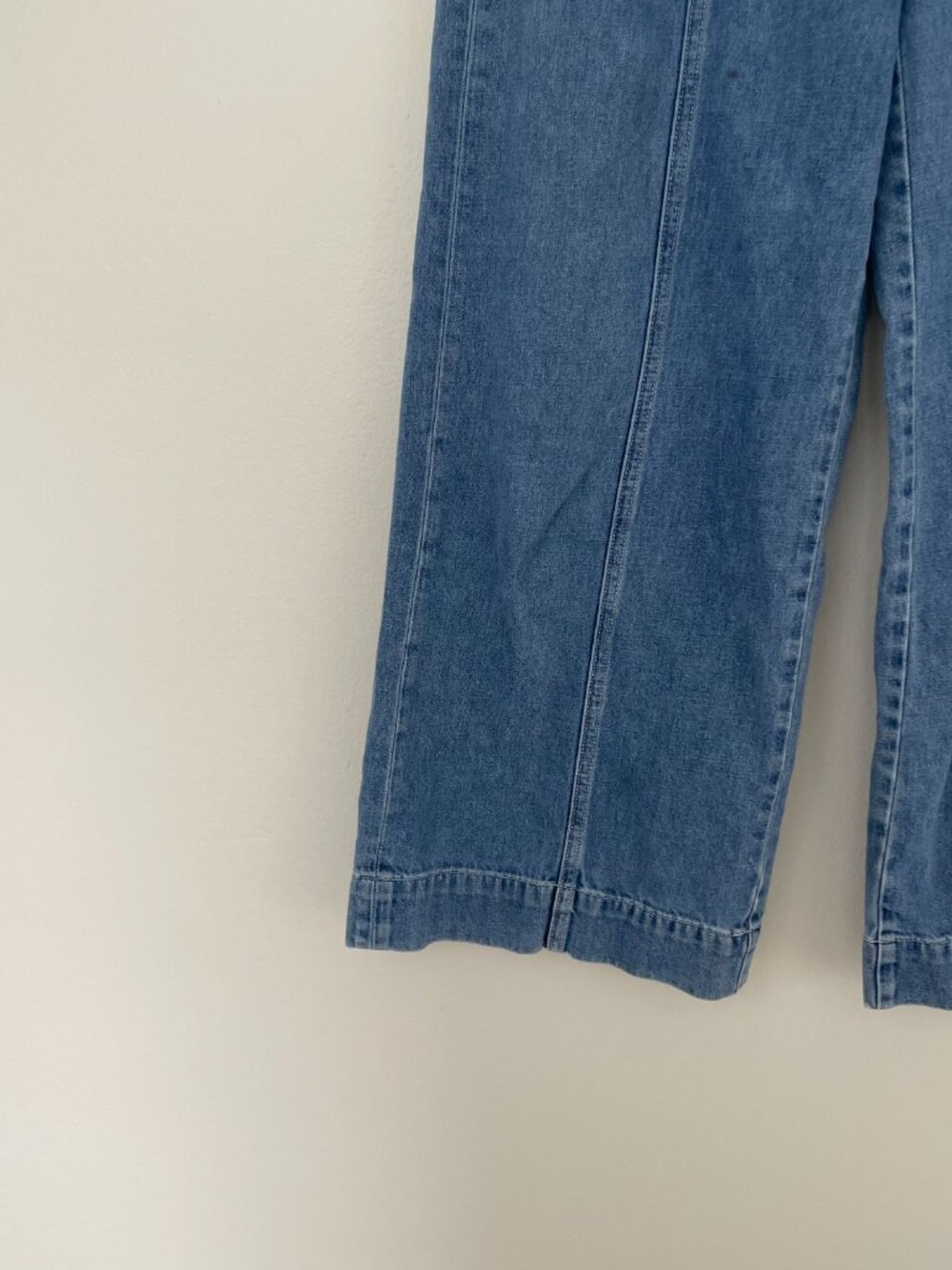 Rag & Bone Maya High Rise Ankle Wide-Leg Jeans in Blue Grass Size 27 - Picture 7 of 8